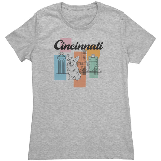 Corgi Cincinnati Women's T-Shirt