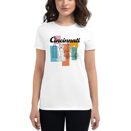 Goldendoodle Cincinnati Women's short sleeve t-shirt