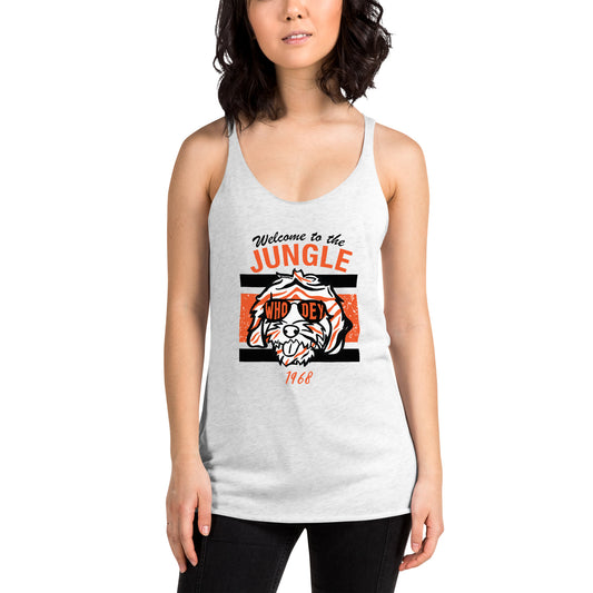 Goldendoodle Welcome to the Jungle Women's Racerback Tank