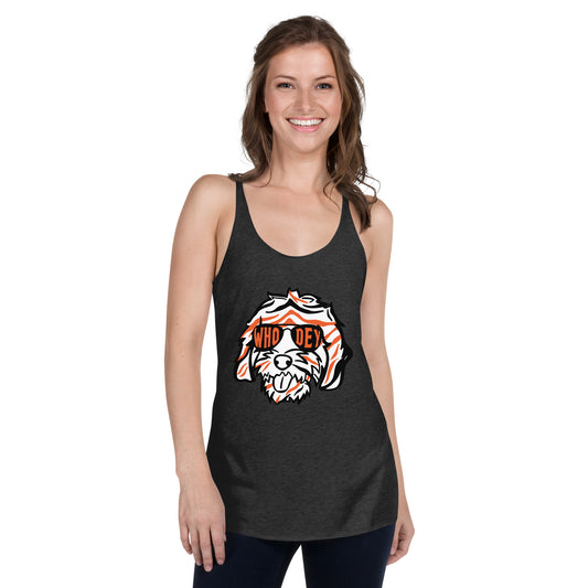 Goldendoodle WHO DEY Women's Racerback Tank