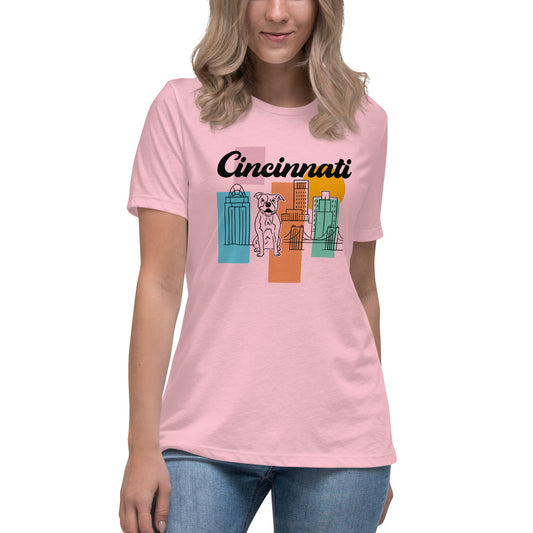 Pitbull Cincinnati Women's Relaxed T-Shirt